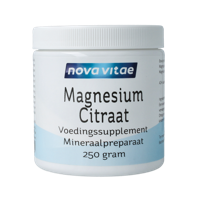 Nova Vitae Magnesium citraat poeder 250 Gram - thumbnail