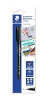 Staedtler Lumocolor 313-9 BK-1 Permanent marker Zwart Watervast: Ja - thumbnail