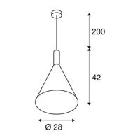 SLV Design hanglampPhelia Ø 28cm - 1002950 - thumbnail