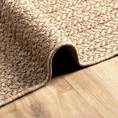 Vloerkleed ZIZUR beige binnen en buiten 120x170 cm jute look - thumbnail