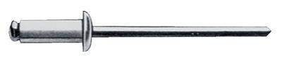 Gesipa 1433503 Popnagel (Ø x l) 5 mm x 12 mm Aluminium Aluminium Aluminium Blindniet Al/St 5x12mm Standard KS 6,0-8,0mm 500 stuk(s)