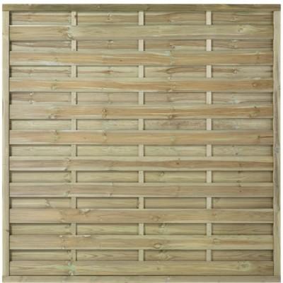 Geimpregneerd Houten Tuinscherm Bergen 180 x 180 CM Geimpregneerd Houten Tuinscherm Bergen 180 x 180 CM