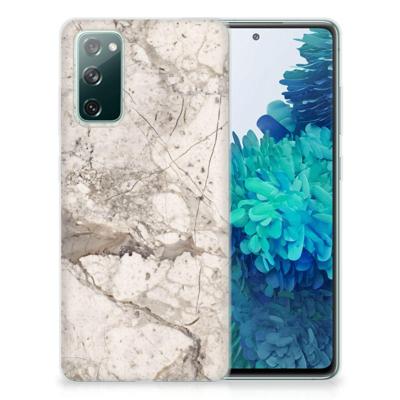 Samsung Galaxy S20 FE | TPU | Siliconen hoesje | Marmer Beige