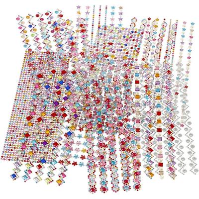 Creativ Company Strasstenen designs 2-10mm, 12 vellen