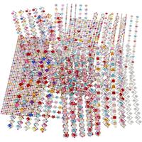Creativ Company Strasstenen designs 2-10mm, 12 vellen - thumbnail