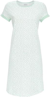 Katoenen nachthemd groene bloemetjes