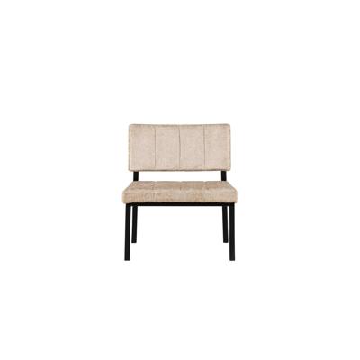 Nohr Fauteuil 'Delma' Chenille, kleur Beige