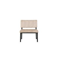 Nohr Fauteuil 'Delma' Chenille, kleur Beige - thumbnail