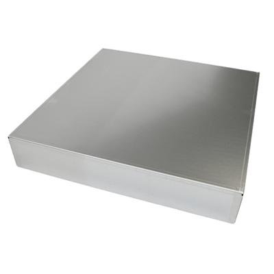 Hammond Electronics 1444-17173 1444-17173 Chassisbehuizing (l x b x h) 432 x 432 x 76 mm Aluminium Natuur 1 stuk(s)