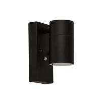 Searchlight WandspotSplot zwart met schemersensor - 14601BK - thumbnail