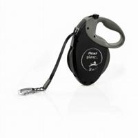 flexi® Giant Black Edition riem 8 m zwart, rollijn voor honden tot 50 kg - thumbnail