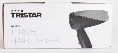 Tristar reishaardroger 1200w zwart Tristar reishaardroger 1200w zwart