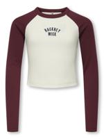 Kids ONLY winter top meisjes - paars - KogBina - slim fit, longsleeve - thumbnail
