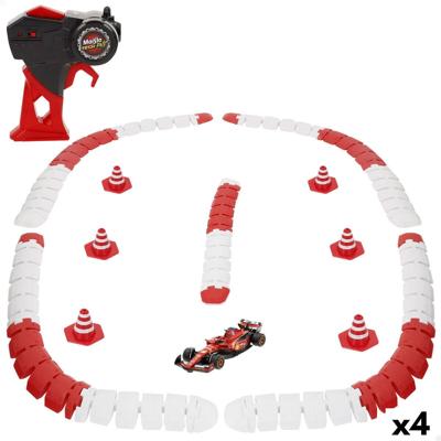 Politiewagen op Afstandsbediening Audi F1 2024 FERRARI SF-24 Zwart Rood (4 Stuks)