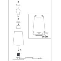 Steinhauer Bronzen tafellampAncilla - 3101BR - thumbnail