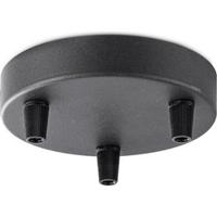 Light depot - plafondkap metaal 3 lichts - zwart - Outlet - thumbnail