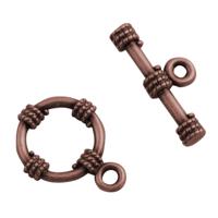 Darice • metal toggle rope 15mm antique copper - thumbnail