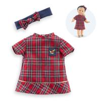 Corolle holidays jurkje en haarband voor babypop, 36cm - thumbnail