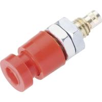 Schnepp EBU 2424 Laboratoriumbus Bus, inbouw verticaal Stift-Ø: 2.4 mm Rood 1 stuk(s) - thumbnail