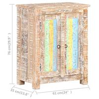Dressoir 61x35x76 cm ruw acaciahout - thumbnail