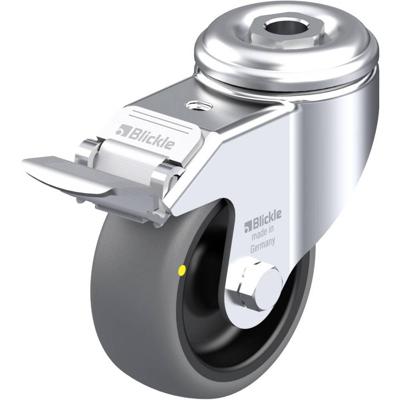 Blickle LKRA-TPA 80G-FI-ELS Zwenkwiel met rem Wieldiameter: 80 mm Draagvermogen (max.): 65 kg 1 stuk(s)