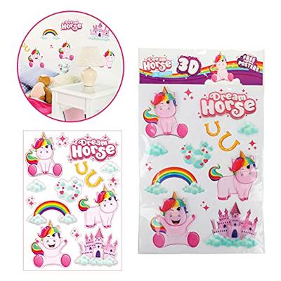 Toi-Toys Muurdeco stickers eenhoorn