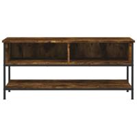Tv-meubel 100x35x45 cm bewerkt hout gerookt eikenkleurig - thumbnail