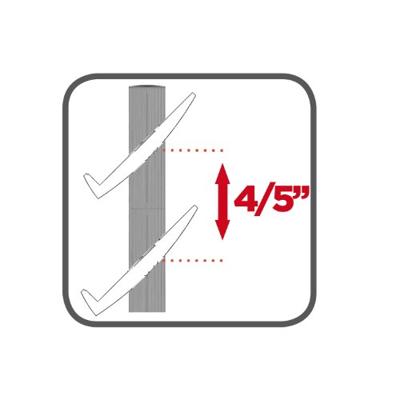 Paperflow Mobiele folderhouder Corner Compact zwart