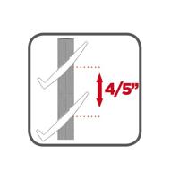 Paperflow Mobiele folderhouder Corner Compact zwart - thumbnail