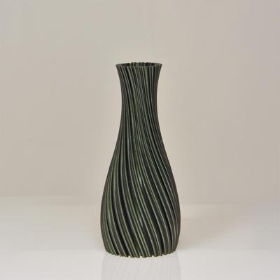 Kalmia 3D vaas 20x9cm Groen Metallic Kalmia 3D vaas 20x9cm Groen Metallic