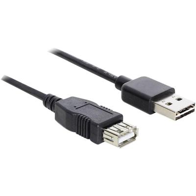 DeLOCK EASY-USB-A 2.0 male > USB-A 2.0 female verlengkabel