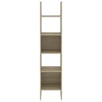 Boekenkast 40x35x180 cm bewerkt hout sonoma eikenkleurig - thumbnail
