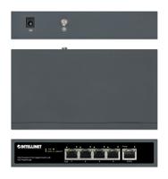 Intellinet PoE-Powered 5-Port Gigabit Netwerk switch RJ45 10 / 100 / 1000 MBit/s IEEE 802.3af (12.95 W), IEEE 802.3at (25.5 W), IEEE 802.3bt - thumbnail