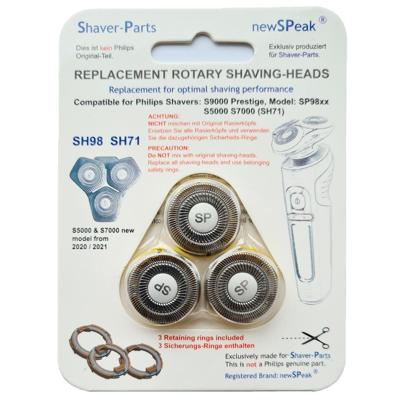 Huismerk Universeel Scheerkop Roterende scheerkop 3 ringen voor de philips SH98, SH91, SH71, S9000, S7000, S5000 Huismerk Universeel Scheerkop Roterende scheerkop 3 ringen voor de philips SH98, SH91, SH71, S9000, S7000, S5000