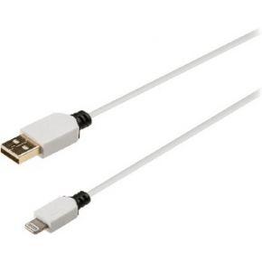 König knm39300w10 sync and charge kabel 8-pins lightning male - usb 2.0 a male 1,00 m wit