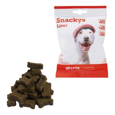 Hondensnoepjes Gloria Display Snackys Lever (30 x 75 g)