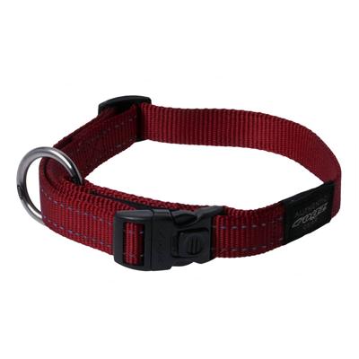 Rogz For Dogs fanbelt halsband rood