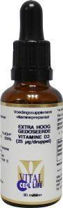 Vital Cell Vitamine D3 25 mcg Druppels