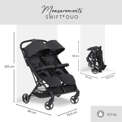 Kinderwagen Hauck Zwart