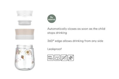 Mepal Sunshine & Rainbow 360° drinkbeker