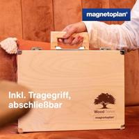 magnetoplan Wood Series Presentatiekoffer Berk, Metaal Aantal onderdelen: 2400 360 mm x 270 mm x 183 mm Berk - thumbnail