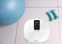 LITTLE BALANCE Witte aangesloten weegschaal 180kg / 100g - thumbnail