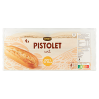 Jumbo Pistolet Wit 4 Stuks - thumbnail