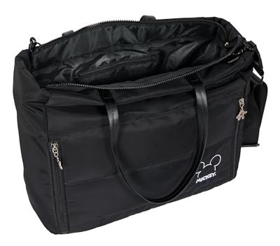 Handtas Mickey Mouse Clubhouse Teen Mood Zwart 40 x 31 x 17 cm Gestoffeerd Handtas Mickey Mouse Clubhouse Teen Mood Zwart 40 x 31 x 17 cm Gestoffeerd