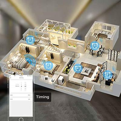 WOOX r4967 smart wifi switch powered by tuya, 10a, 2300w, 100-240vac 50-60hz, wi-fi - thumbnail