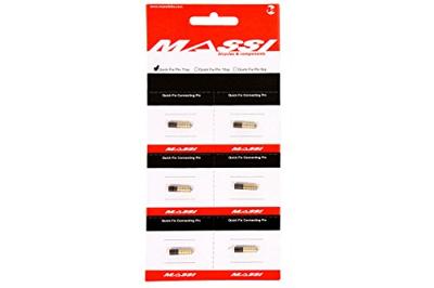 Massi Quick Fix Pin set 9 versnellingen 6 eenheden - Zwart Massi Quick Fix Pin set 9 versnellingen 6 eenheden - Zwart