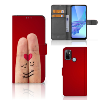 OPPO A53 | OPPO A53s | Wallet Case | met Pasjes | Liefde - Origineel Romantisch Cadeau - thumbnail