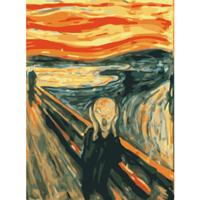 Best Pause hobbypakket De Schreeuw 40 x 50 cm canvas 10-delig - thumbnail