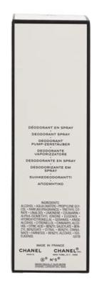 Chanel No 5 The Deodorant Spray 100ml Geparfumeerde deodorant Dames