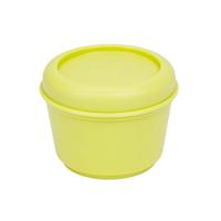 Voedselopslagcontainer Milan Sunset Geel Plastic Cirkelvormig 250 ml Ø 10 x 7 cm - thumbnail